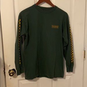 Dark green bands long sleeve shirt